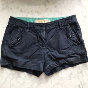 J. Crew navy chino shorts